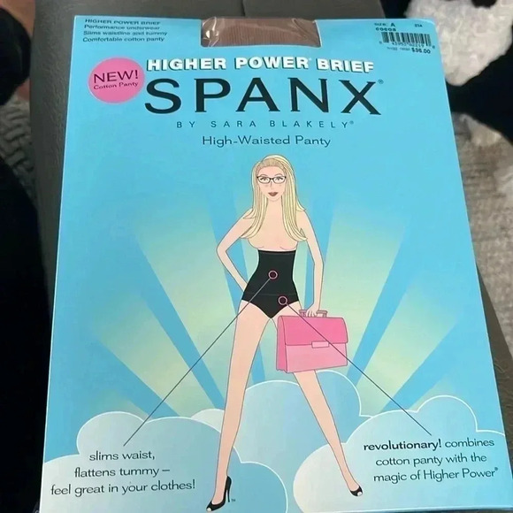 NWT high-power brief by Spanx high waisted panty size A color, cocoa - Picture 1 of 2